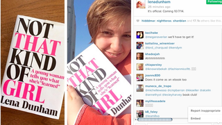 Lena Dunham's Book Gets a Cover and a Release Date